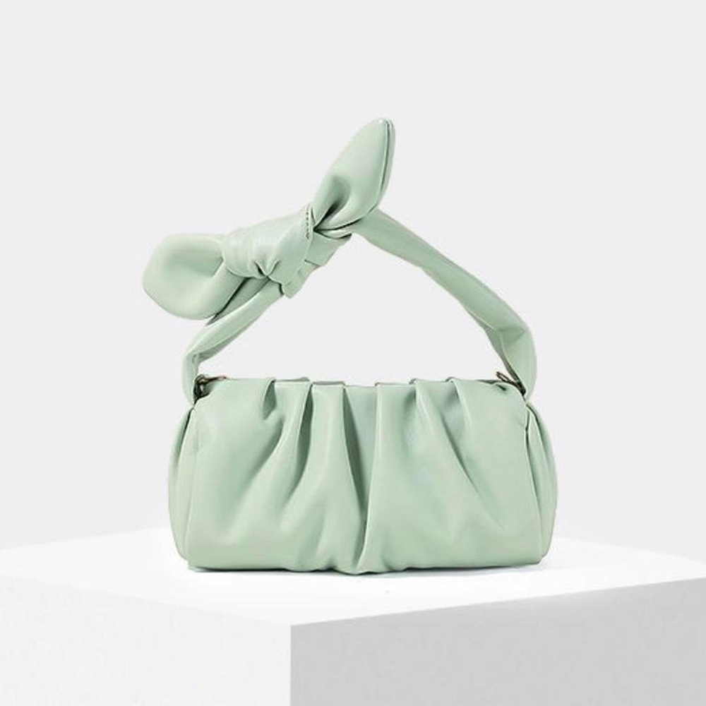 Mint Green Cloud Dumpling Purse